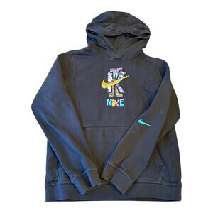 Nike Kyrie x Spongebob Fleece Pullover Hoodie L Kids Black Large Boys
